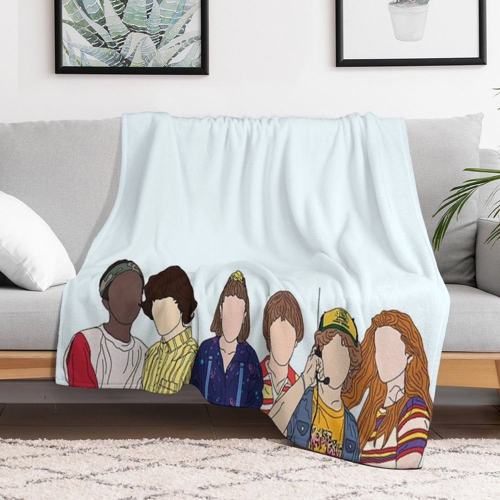 Stranger Things 3 Machine-washable Throw Blanket