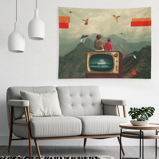 Mother Protect Me from The Sadness of This World Tapestry