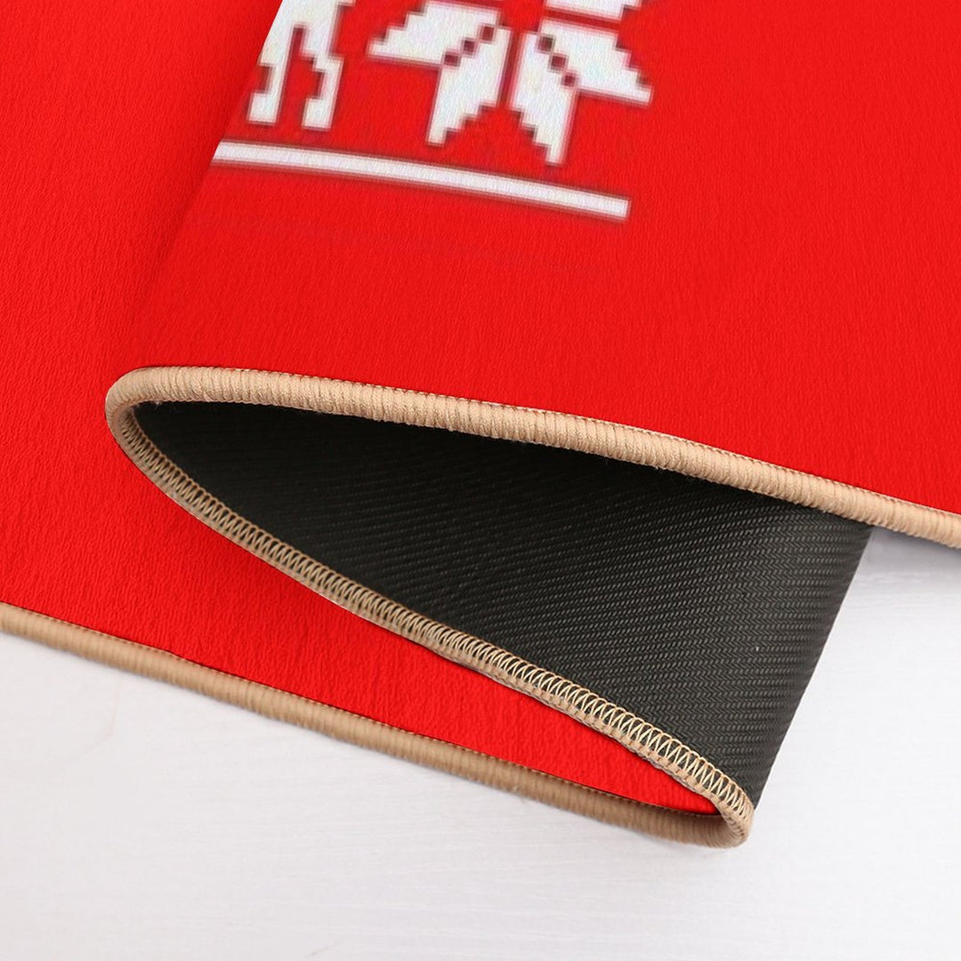 Eating Junk And Watching Rubbish  Rapid-Drying Bath Mat