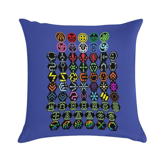Phantasy Star Online - Icons Soft Style Accent Throw Pillow