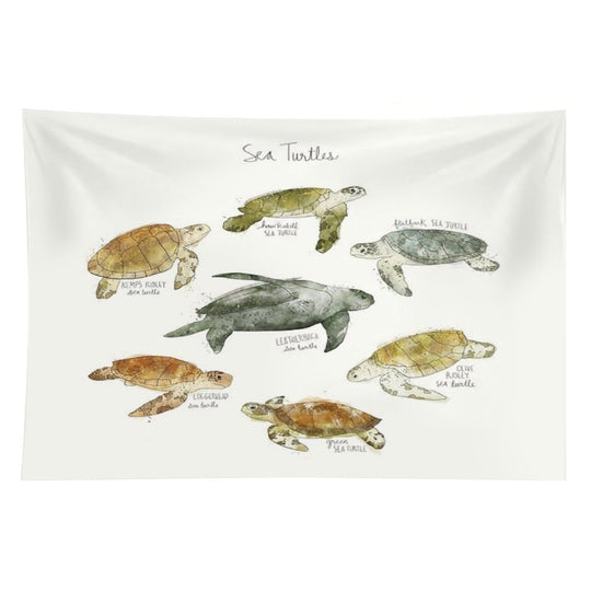 Sea Turtles Tapestry