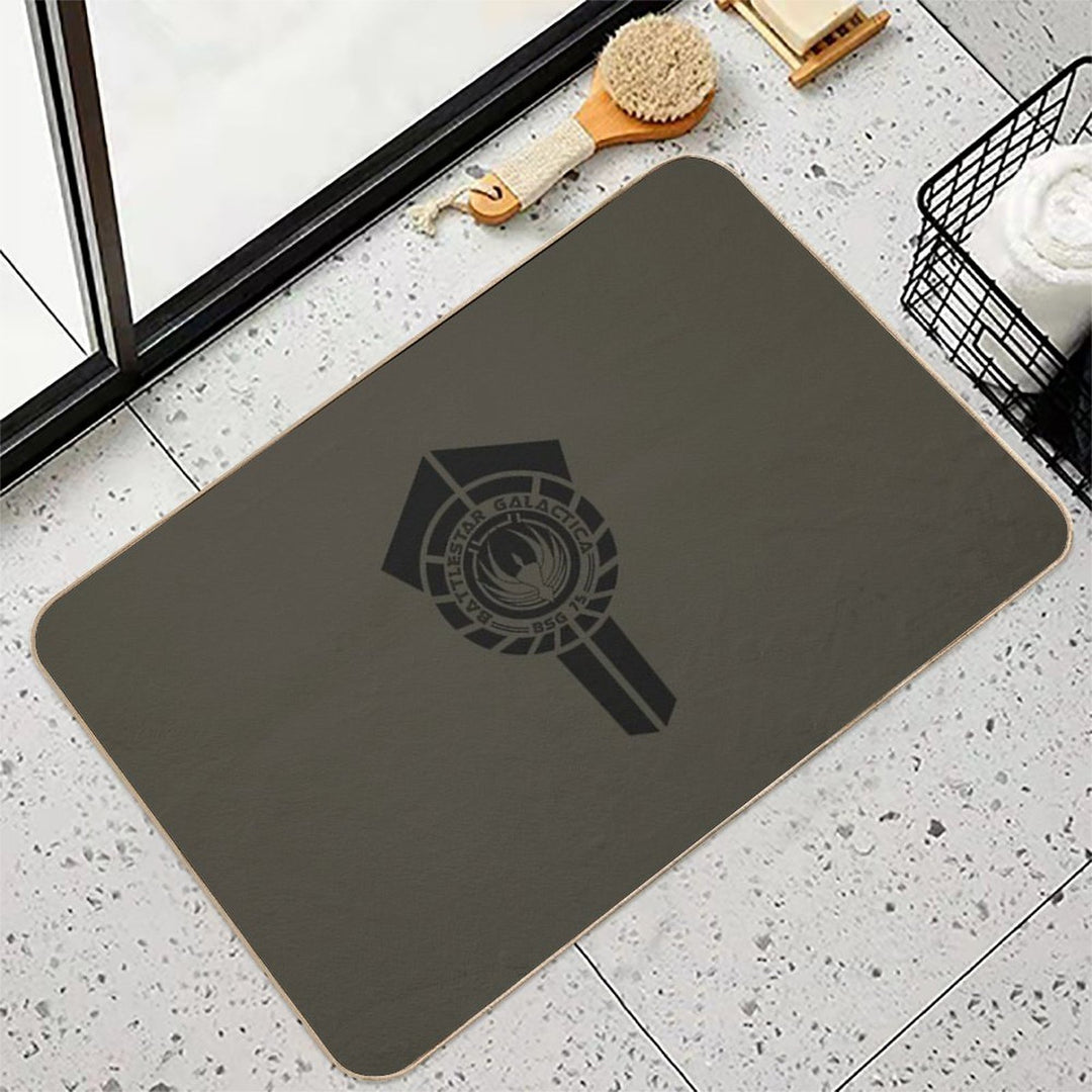 Battlestar Galactica Logo - So Say We All  Non-Slip Bath Mat