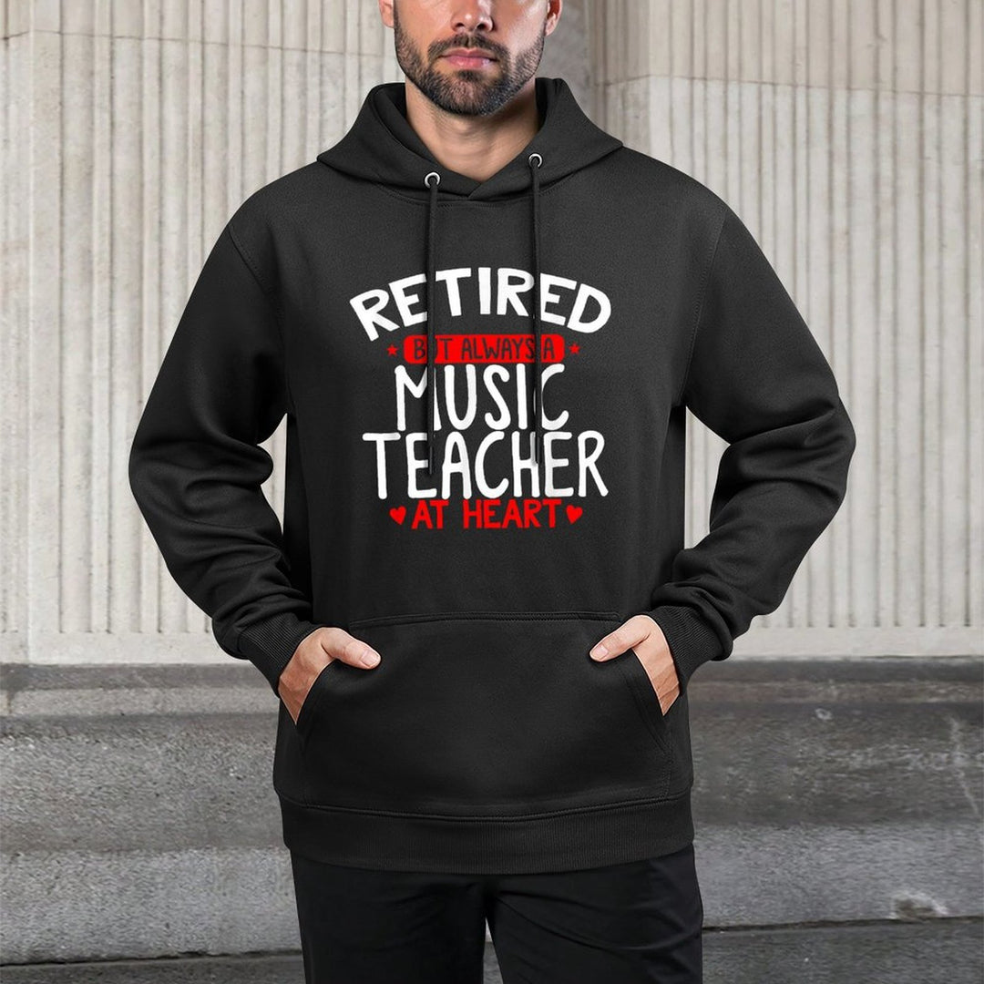 Retired Music Teacher - Retired Music Teacher Gift Colorfast Hoodie