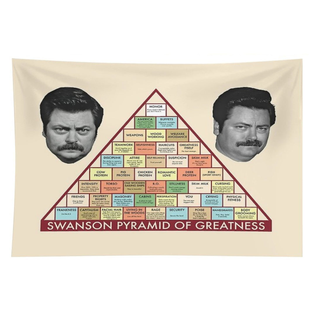 Swanson Pyramid of Greatness Tapestry
