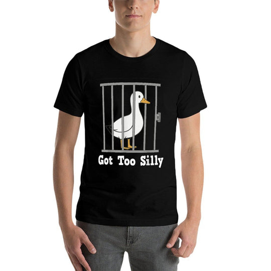 Funny Duck Meme Got Too Silly Humor Gifts for Men Women Kid  Odor-resistant T-Shirt