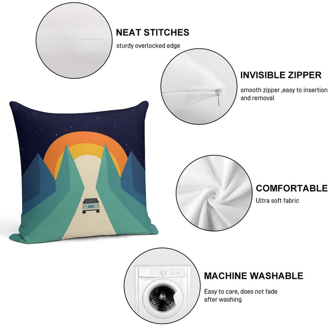 Wonderful Trip Soft Bedroom Essential Throw Pillow