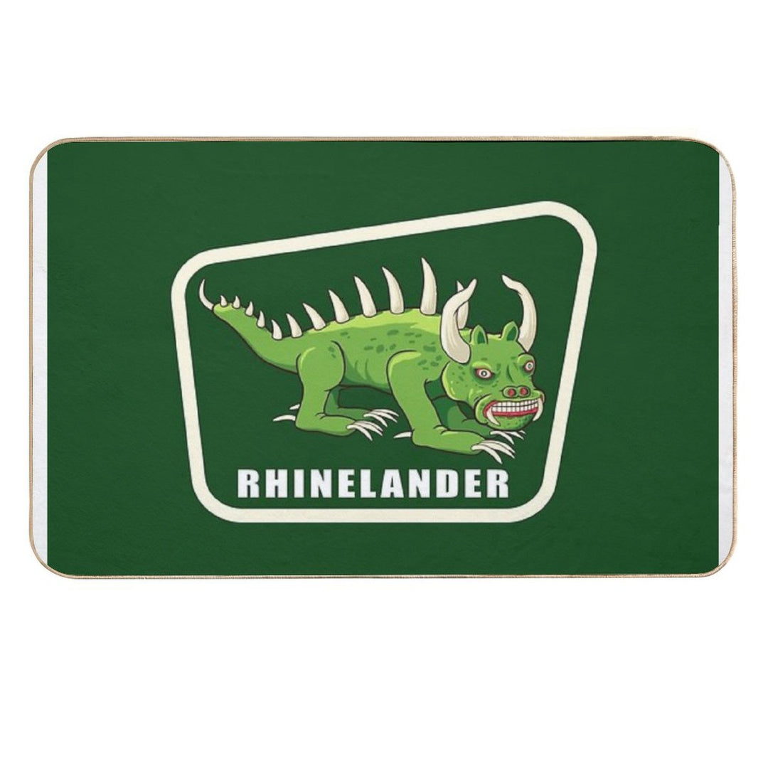 Hodag Green Terror of The Northwoods  Easy Maintenance Bath Mat