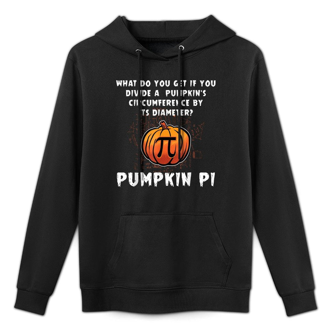 Halloween Pumpkin Pi Funny Math Geometry Teachers Students for Men Women Kids Relaxed Fit Hoodie