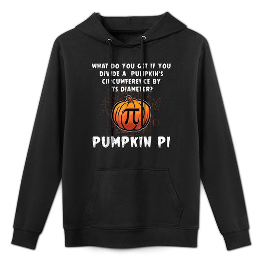 Halloween Pumpkin Pi Funny Math Geometry Teachers Students for Men Women Kids Relaxed Fit Hoodie