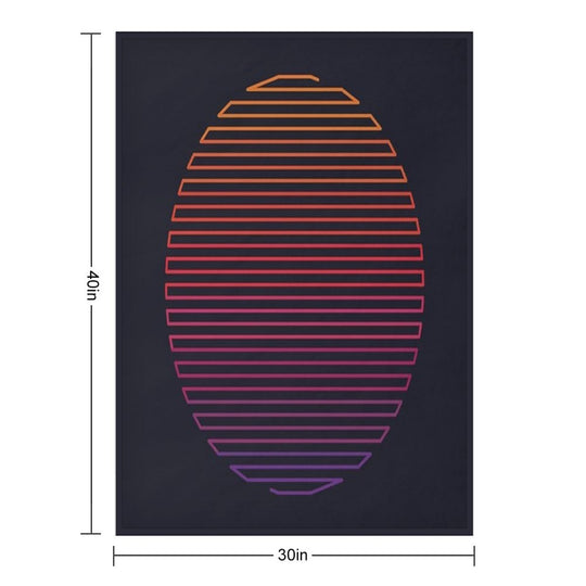 Linear Light Premium Throw Blanket