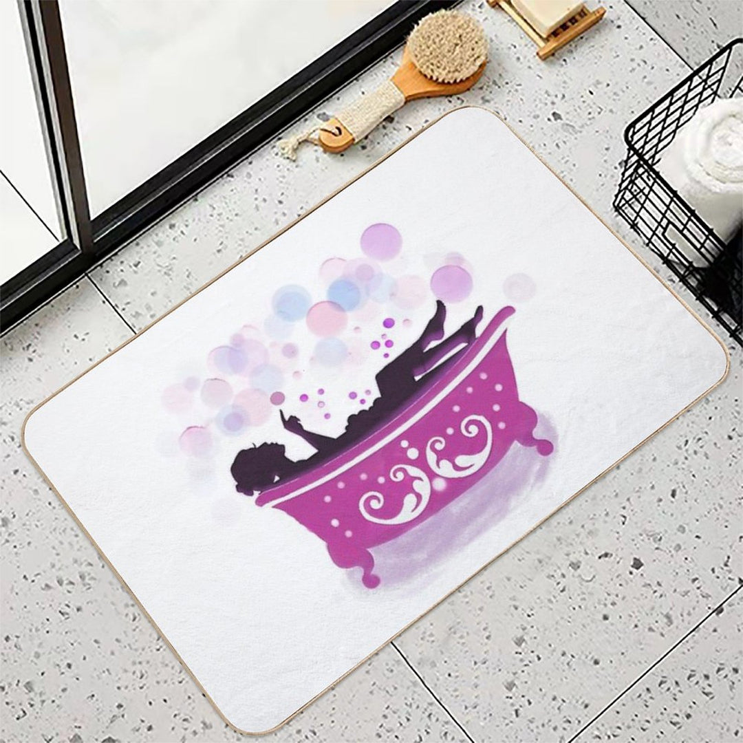 Relax in A Bubble Bath  Versatile Bath Mat