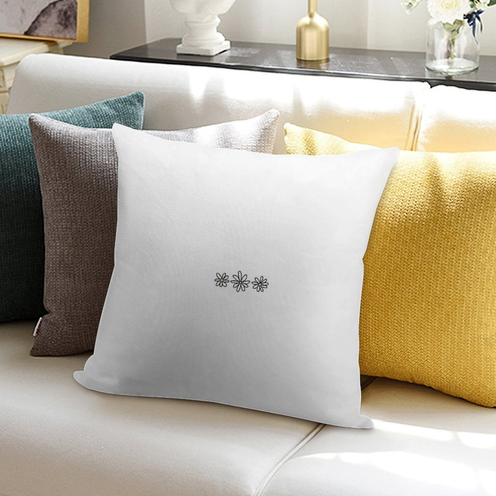 Flower Tumblr Soft Fade-Resistant Throw Pillow