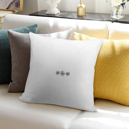 Flower Tumblr Soft Fade-Resistant Throw Pillow
