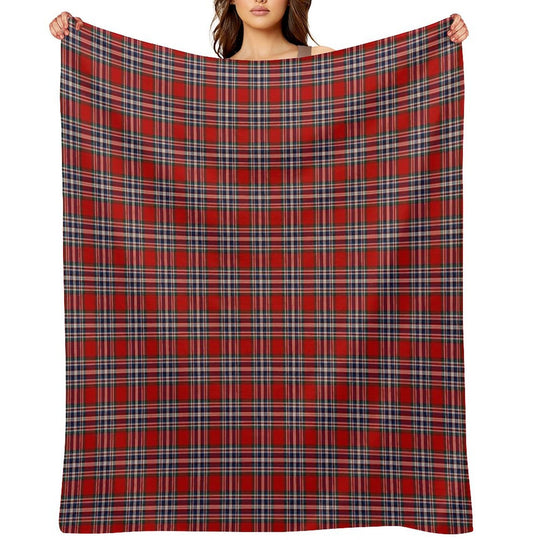 Clan MacFarlane Tartan Velvety-soft Throw Blanket