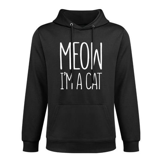 Meow Im A Cat Adult Kids Halloween Cat Costume Machine Washable Hoodie