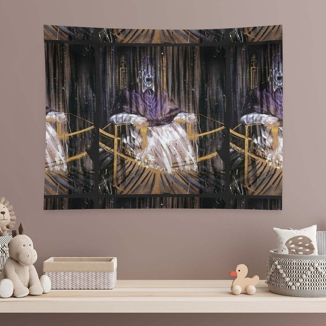 Study after Velázquez's Portrait of Pope Innocent X by Francis Bacon Tapestry