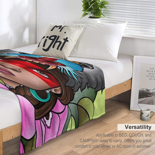 Spirit of The Wild Plush Throw Blanket