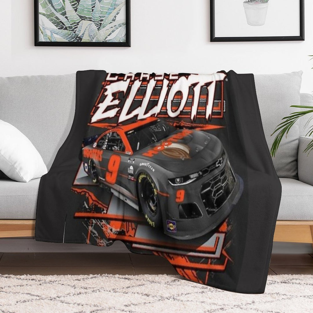 Chase Elliott Machine-washable Throw Blanket