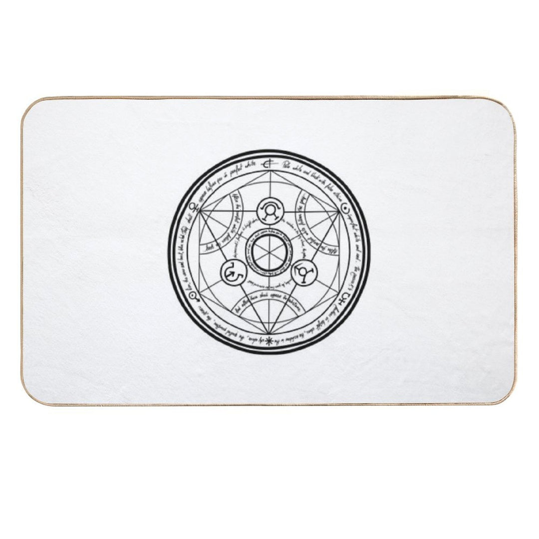Human Transmutation Circle Fullmetal Alchemist  Pet-Safe Bath Mat