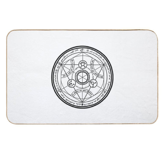 Human Transmutation Circle Fullmetal Alchemist  Pet-Safe Bath Mat