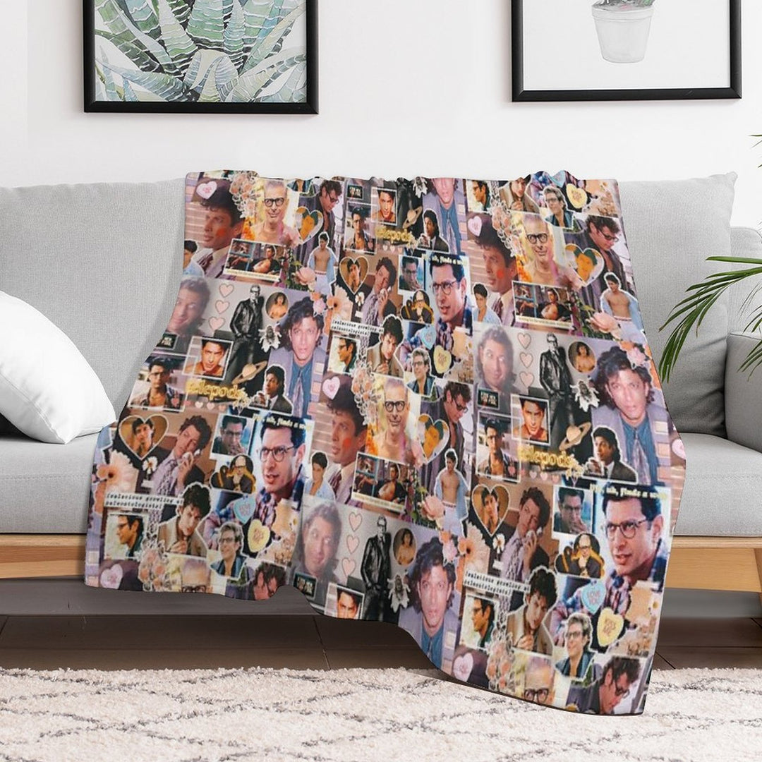 Jeff Goldblum Velvety-soft Throw Blanket