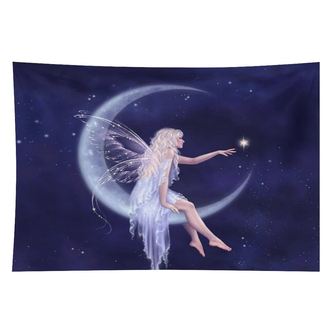 Birth of A Star Moon Fairy Tapestry