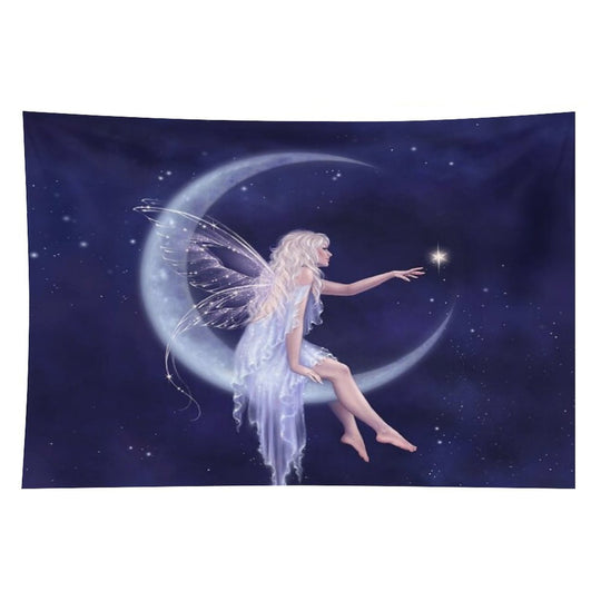 Birth of A Star Moon Fairy Tapestry