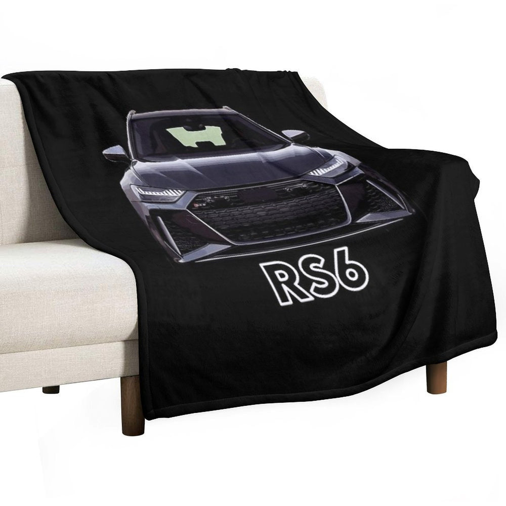 2020 Audi RS6 Shrink-resistant Throw Blanket