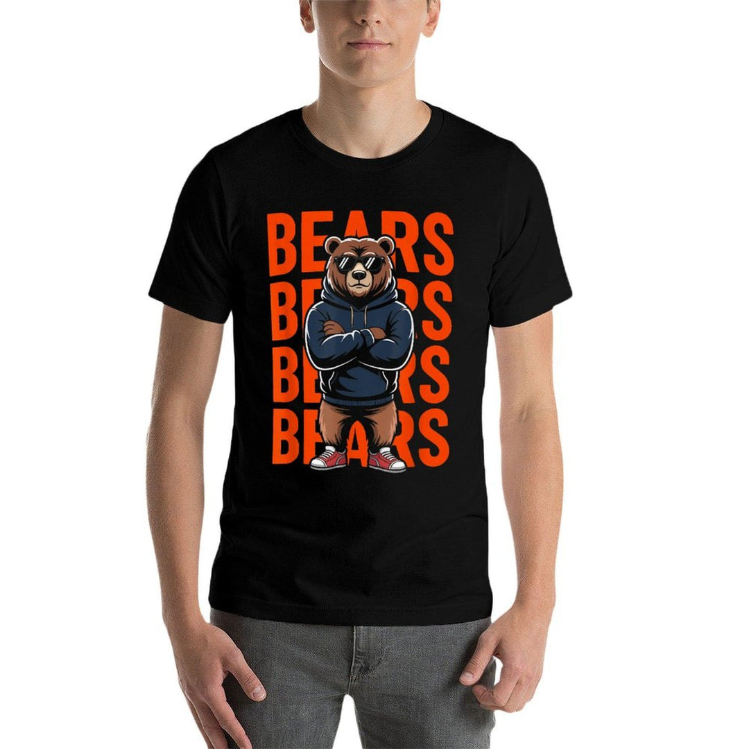 Retro Bear Gift for Men Women Boys Girls Kids  Odor-resistant T-Shirt