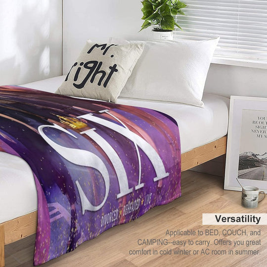 Six Broadway Cast Wrinkle-free Throw Blanket