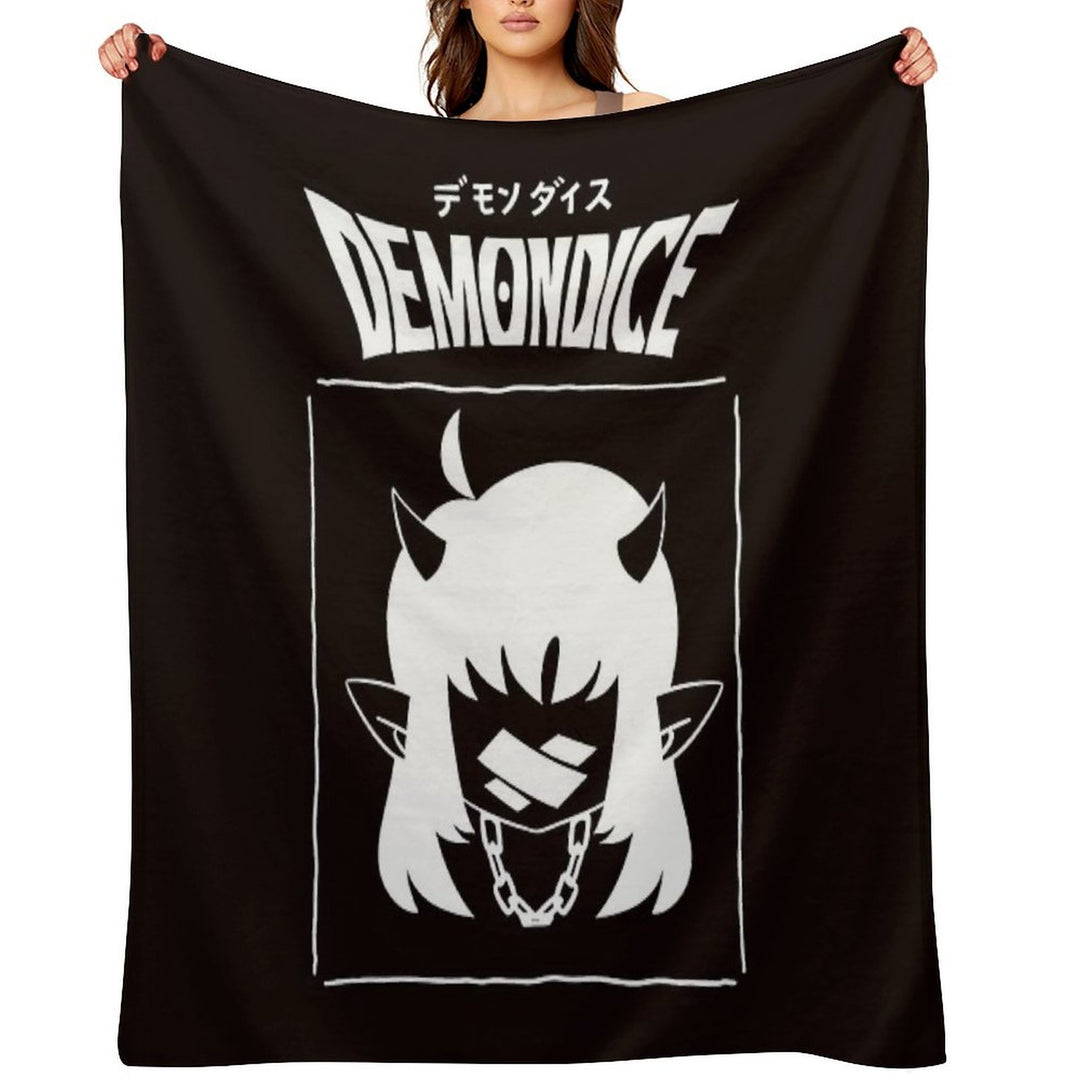 Demondice Meme Travel-friendly Throw Blanket