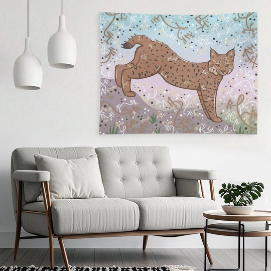 Little Bobcat Tapestry