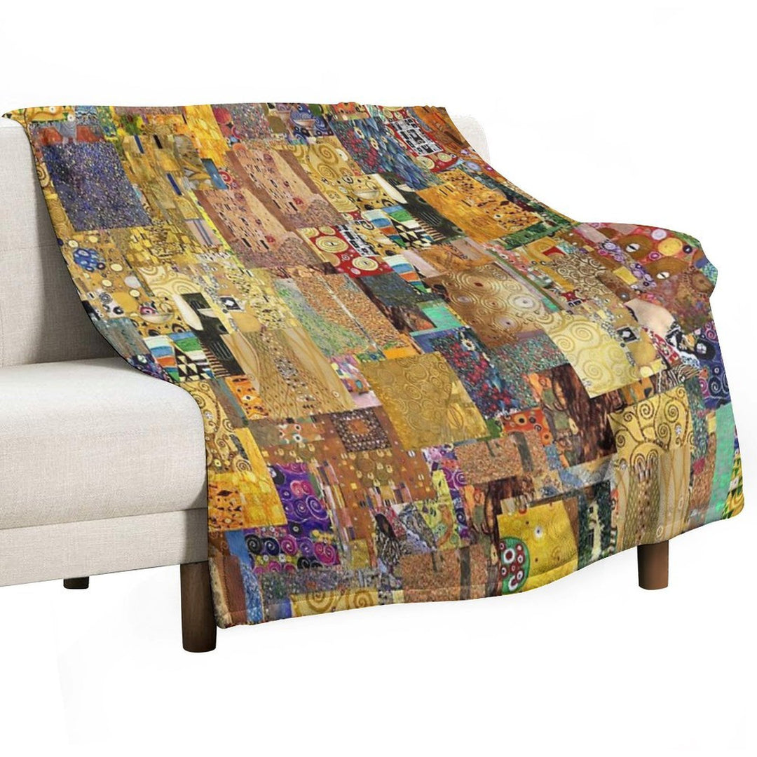 Gustav Klimt Premium Throw Blanket