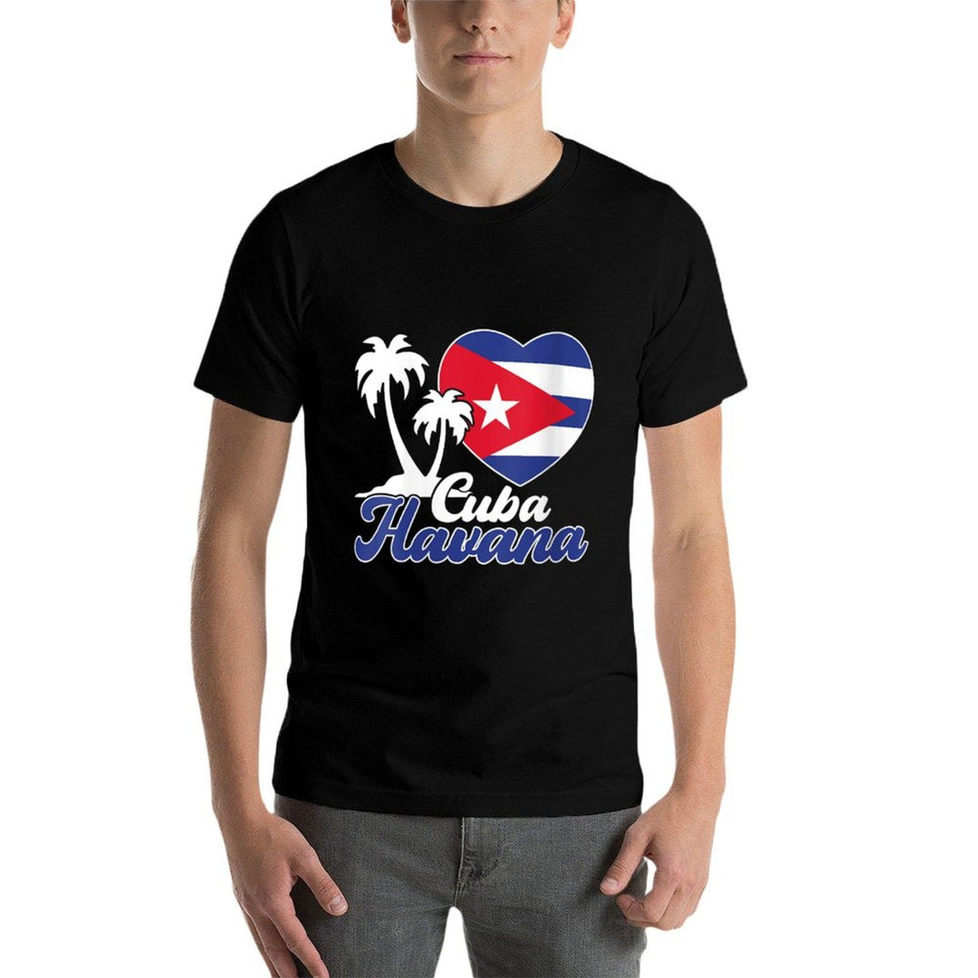 Womens Cuba-Shirt Havana Cuba Hispanic Heritage Cuban Men Dad  Breathable T-Shirt