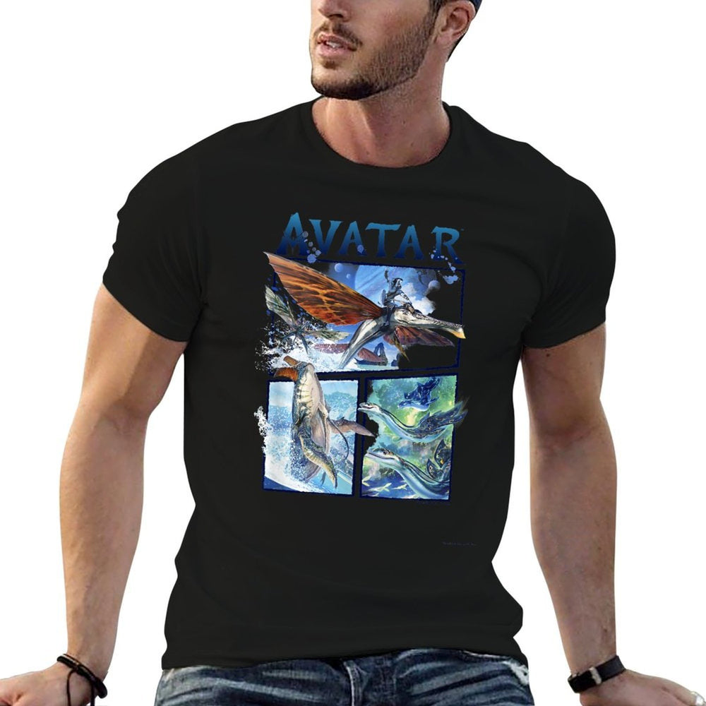 Avatar The Way of Water Air And Sea Flight Panels  Vintage-inspired T-Shirt