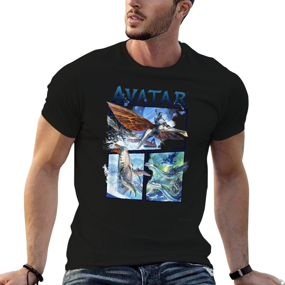 Avatar The Way of Water Air And Sea Flight Panels  Vintage-inspired T-Shirt