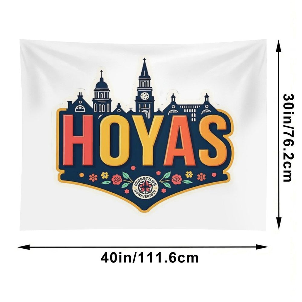 Georgetown Hoyas – Strength, Legacy & Team Spirit  NHK999 Sports Art Tapestry
