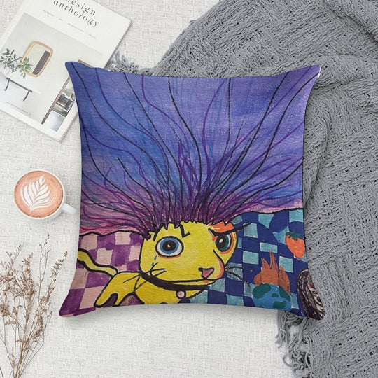 Bartholomeow Soft Multiple Sizes Throw Pillow