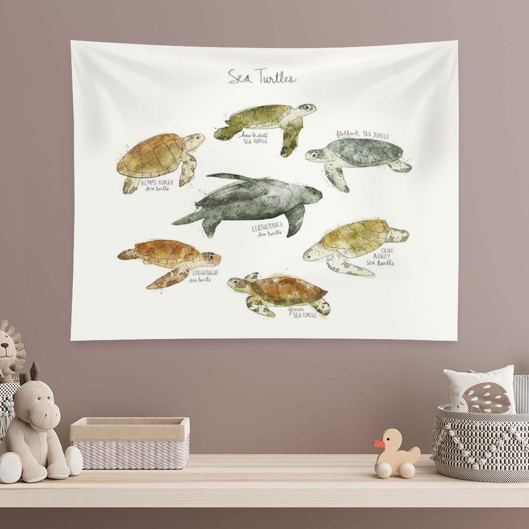 Sea Turtles Tapestry