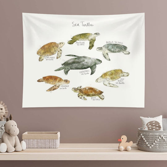 Sea Turtles Tapestry