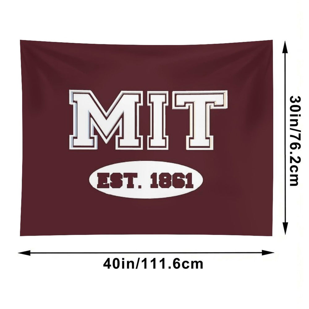 MIT EST 1861 MASSACHUSETTS  VARSITY Tapestry