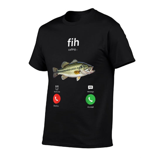 Fih Calling Decline Accept Phone Call Funny Fish  Vintage-inspired T-Shirt
