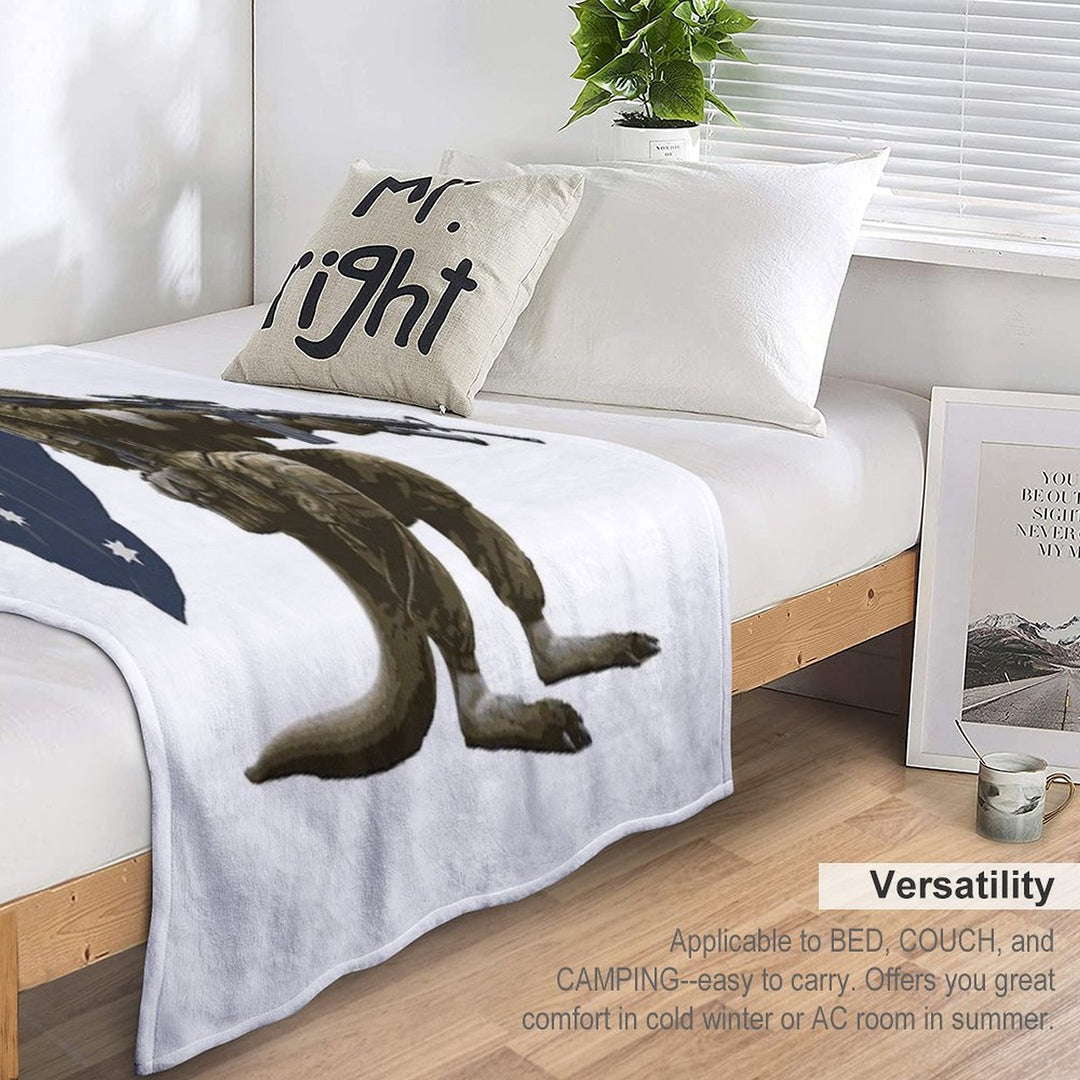 Aussie Army Digger Premium Throw Blanket