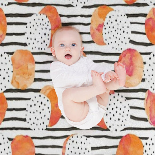 Fruity Orange Gift-ready Throw Blanket