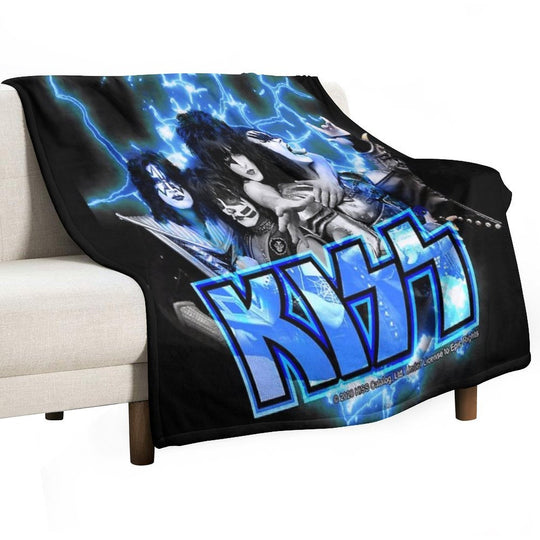 KISS ® The Band - All Members Electric Anti-pilling Throw Blanket