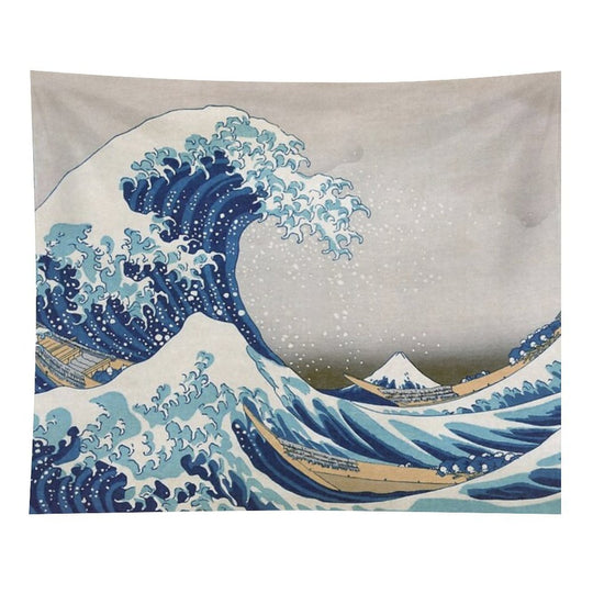 Under The Wave Off Kanagawa - The Great Wave - Katsushika Hokusai Tapestry