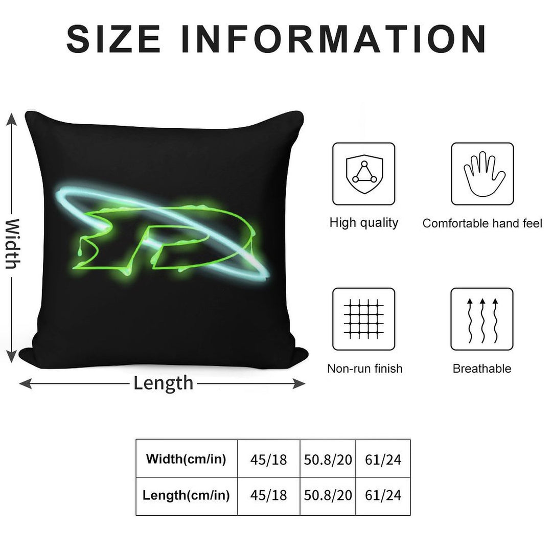 Danny Phantom Logo Art Soft Gift Ready Throw Pillow
