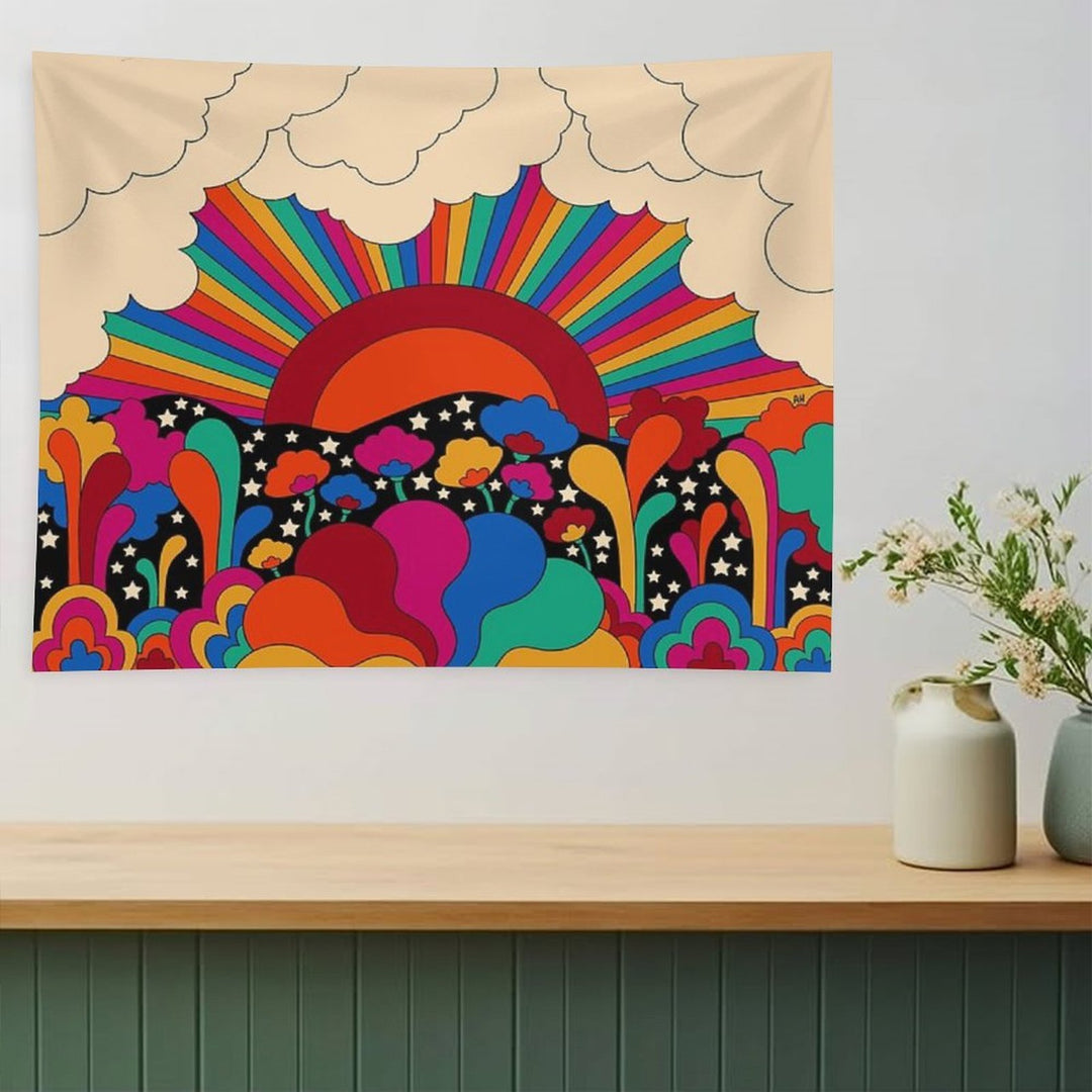 70s Landscape Tapestry