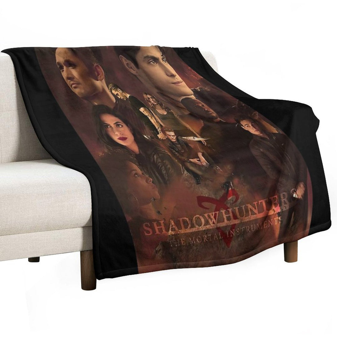 SHADOWHUNTERS POSTER Eco-conscious Throw Blanket