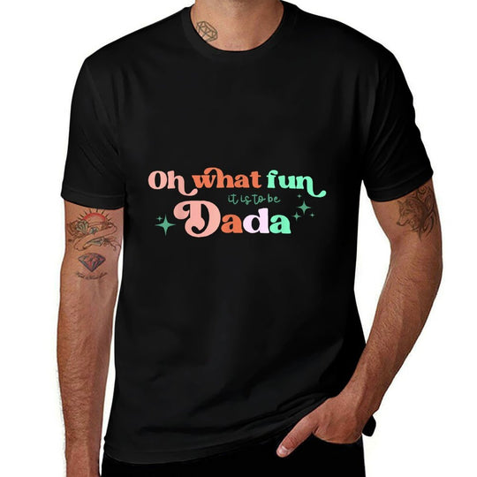 Oh What Fun It Is To Be Dada Christmas Family Matching Xmas  Easy-care T-Shirt